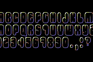 PETSCII Font 1 by Electric