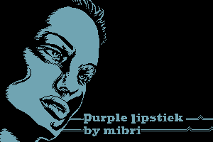 Purple Lipstick by Lobo