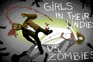 Girls in their Undies vs. Zombies by vex