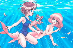 猫と少女達の海中探険 by BAL