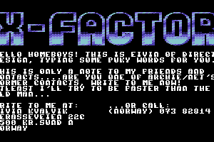 X-Factor Logo by Direct Design