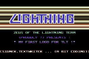 My First Logo For TLT by The Lightning Team