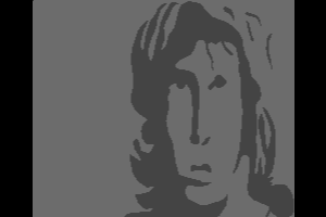 Jim Morrison's Face by Pajda