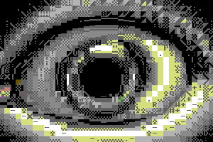 Eye Can CU by Debris