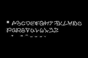 old font (1998) by Leon
