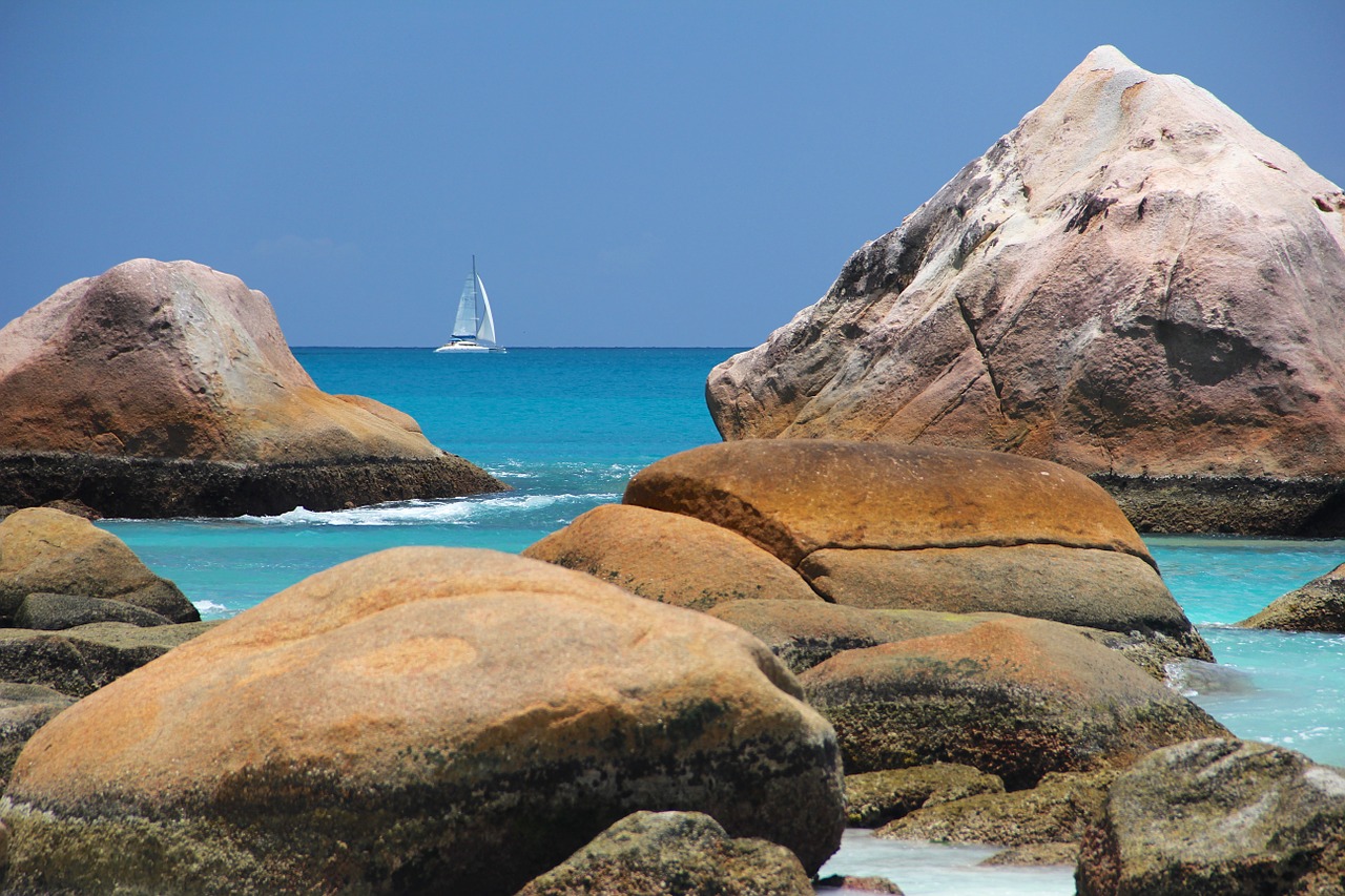 Image - sea boot seychelles water ship