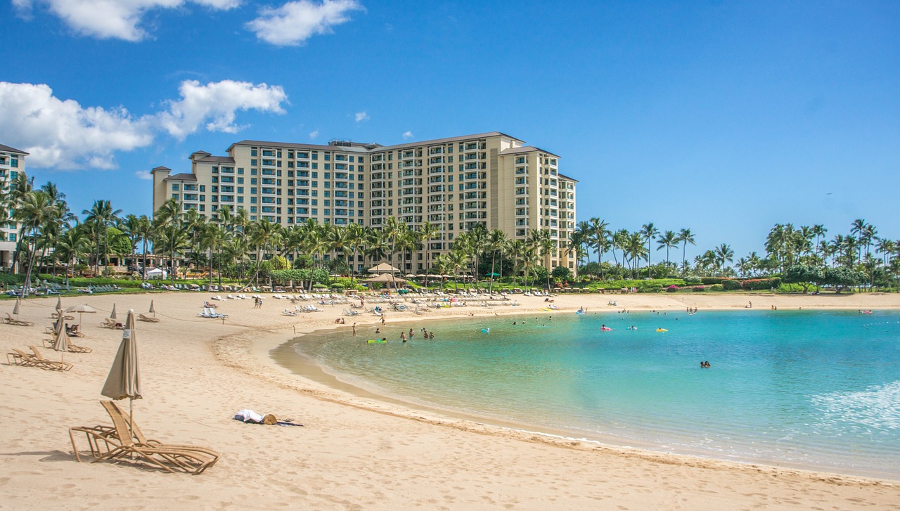 Image - lagoon oahu hawaii ocean beach