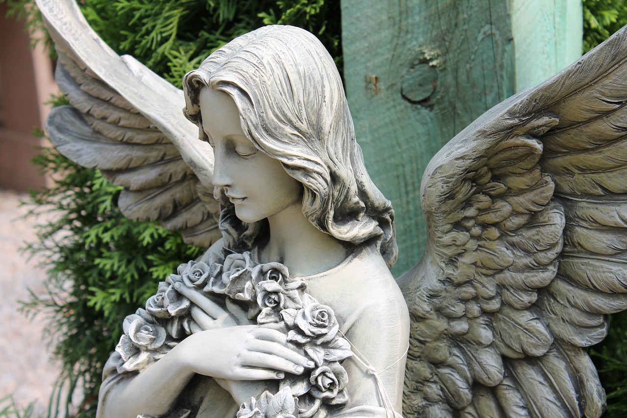 Image - angel statue religion angel wings