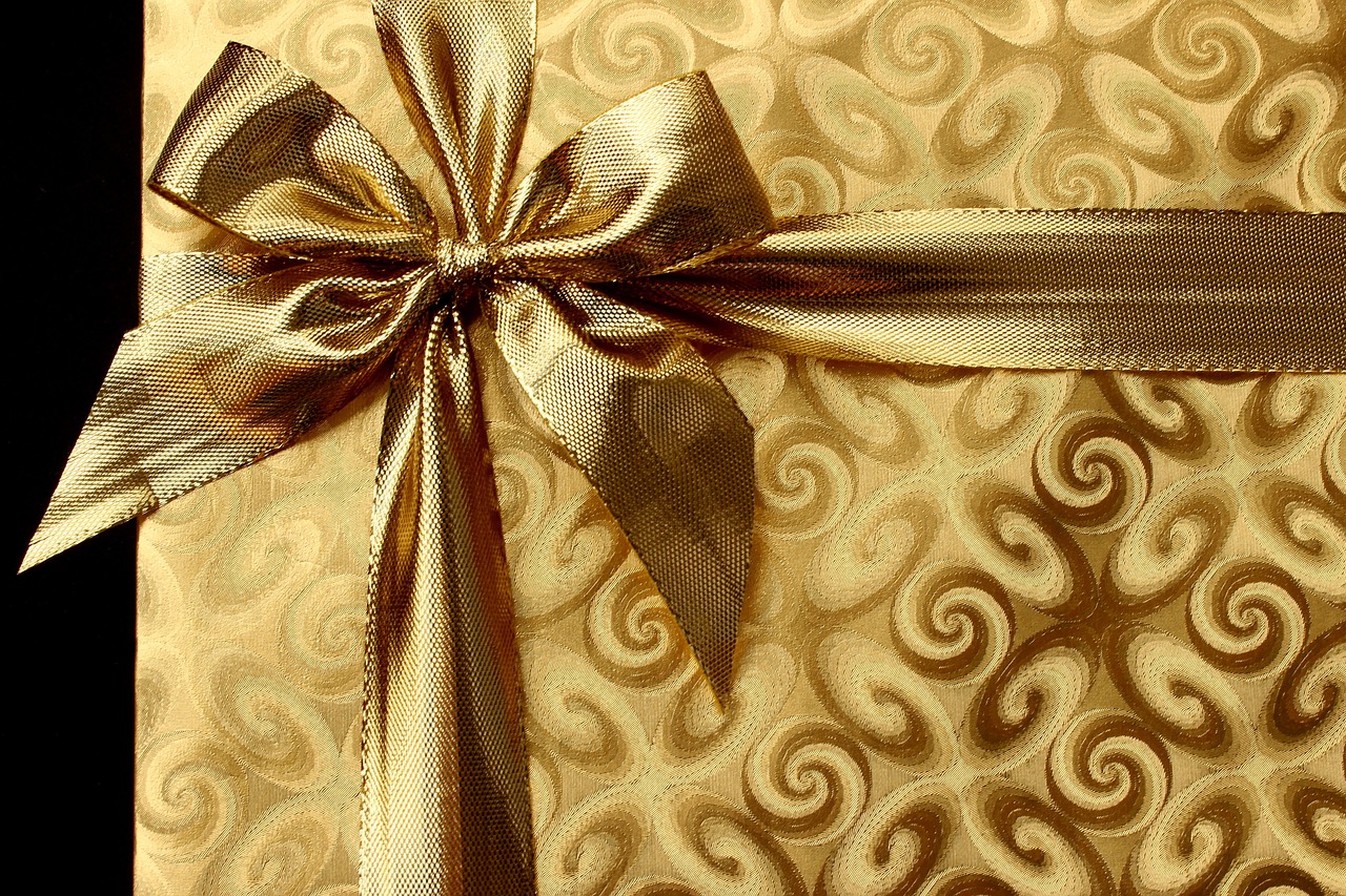 Image - gift box present background