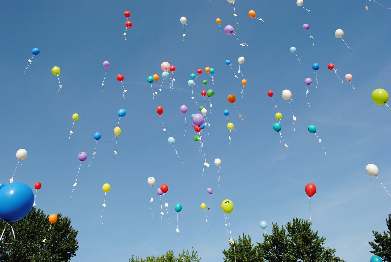 Image - balloons celebration float helium