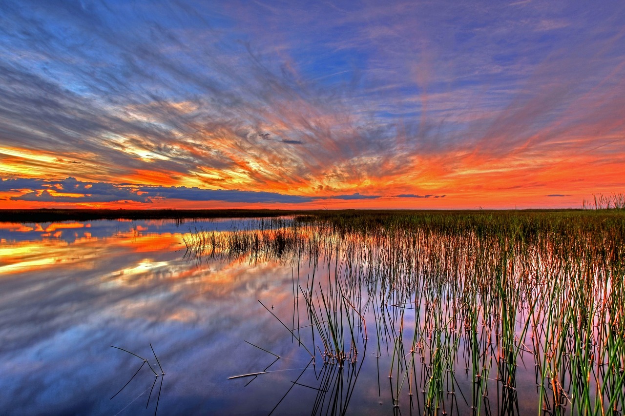 Image - sunset landscape sky colorful