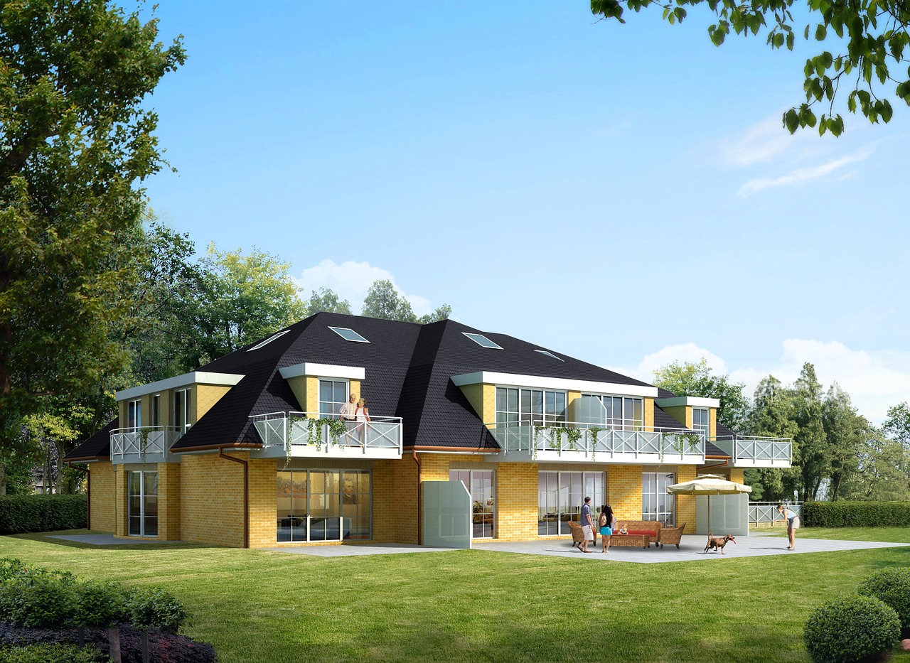 Image - single family home villa rendering