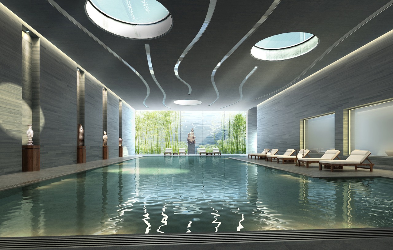 Image - interior swimming pool rendering