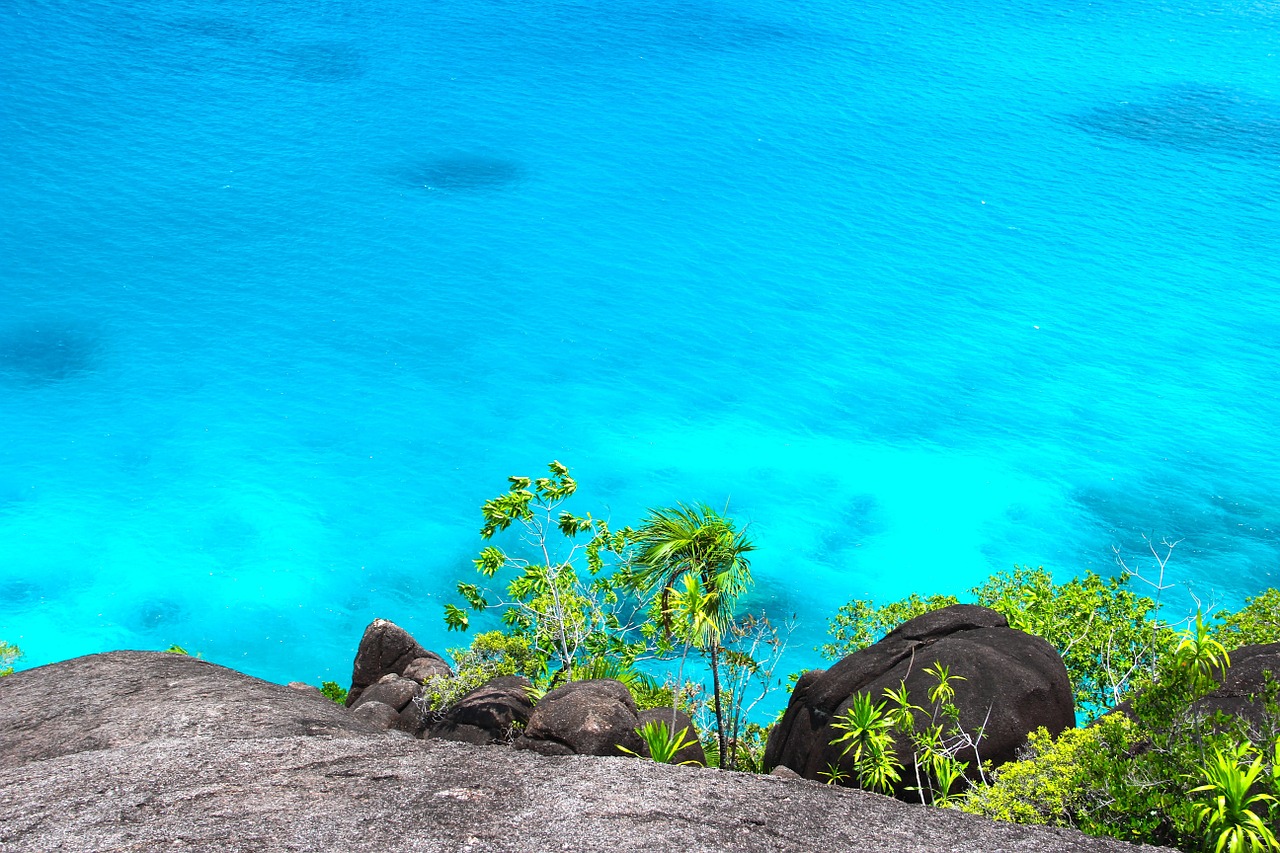 Image - sea boot seychelles water ship