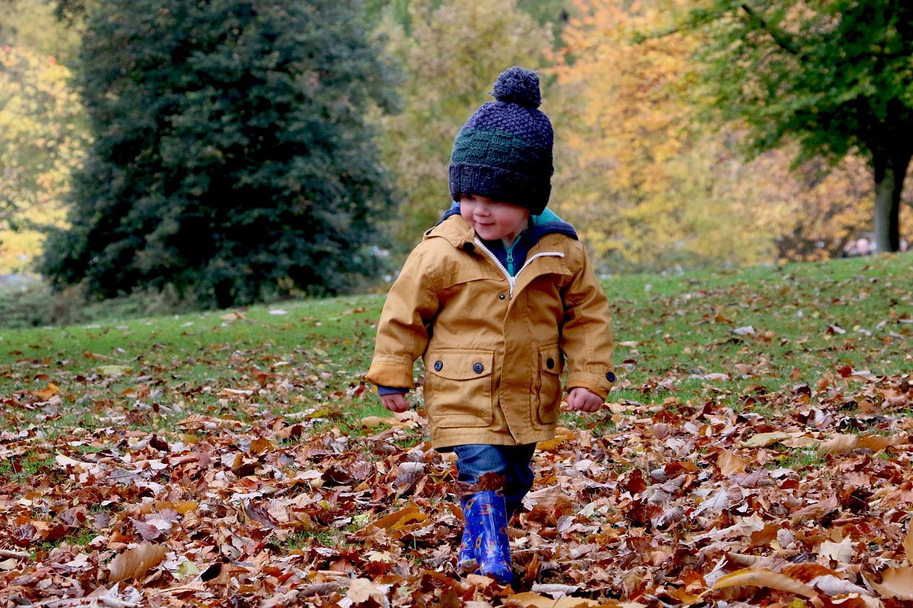 Image - child cute outdoor autumn fall