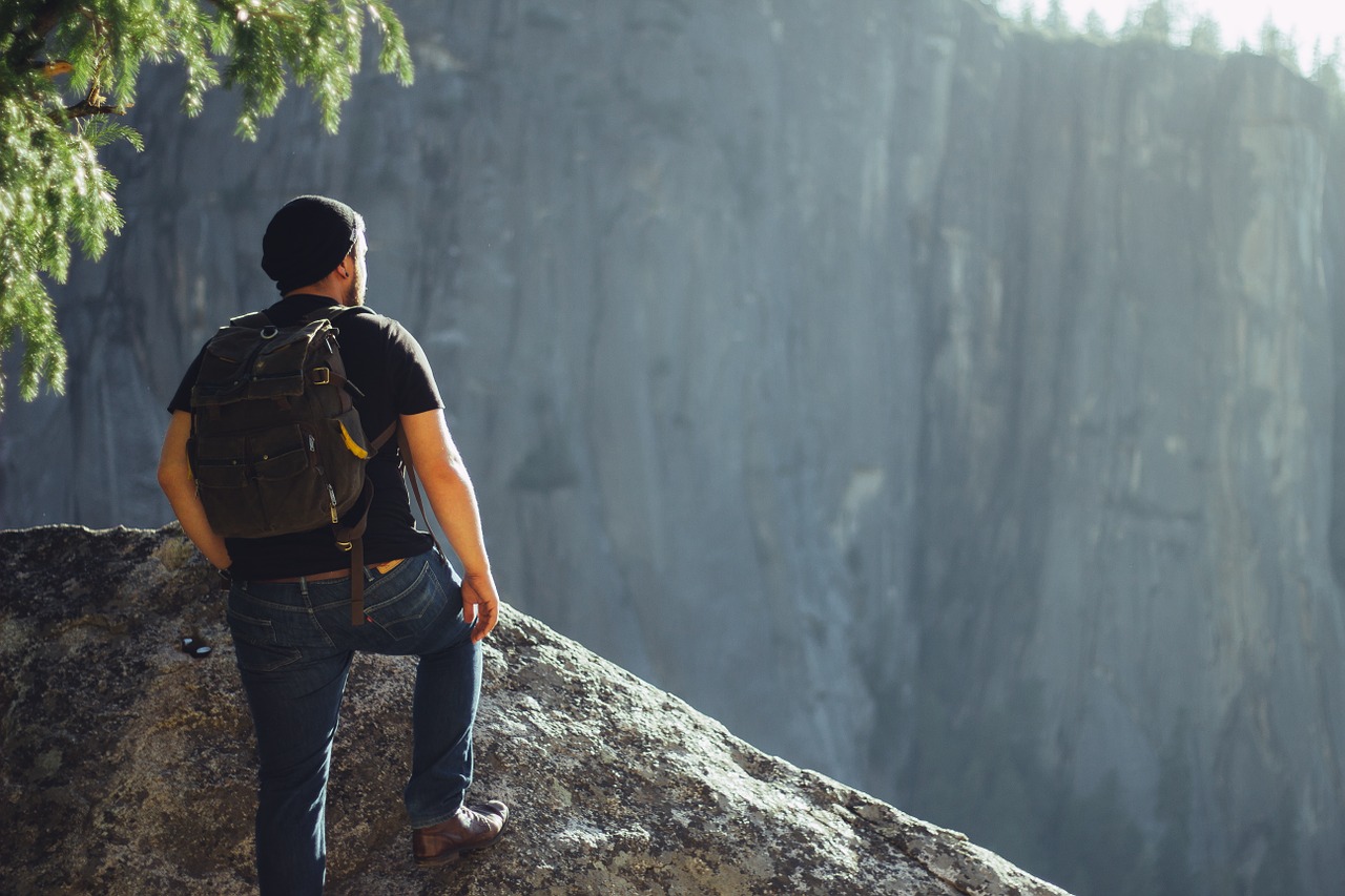 Image - man hiker backpack backpacking