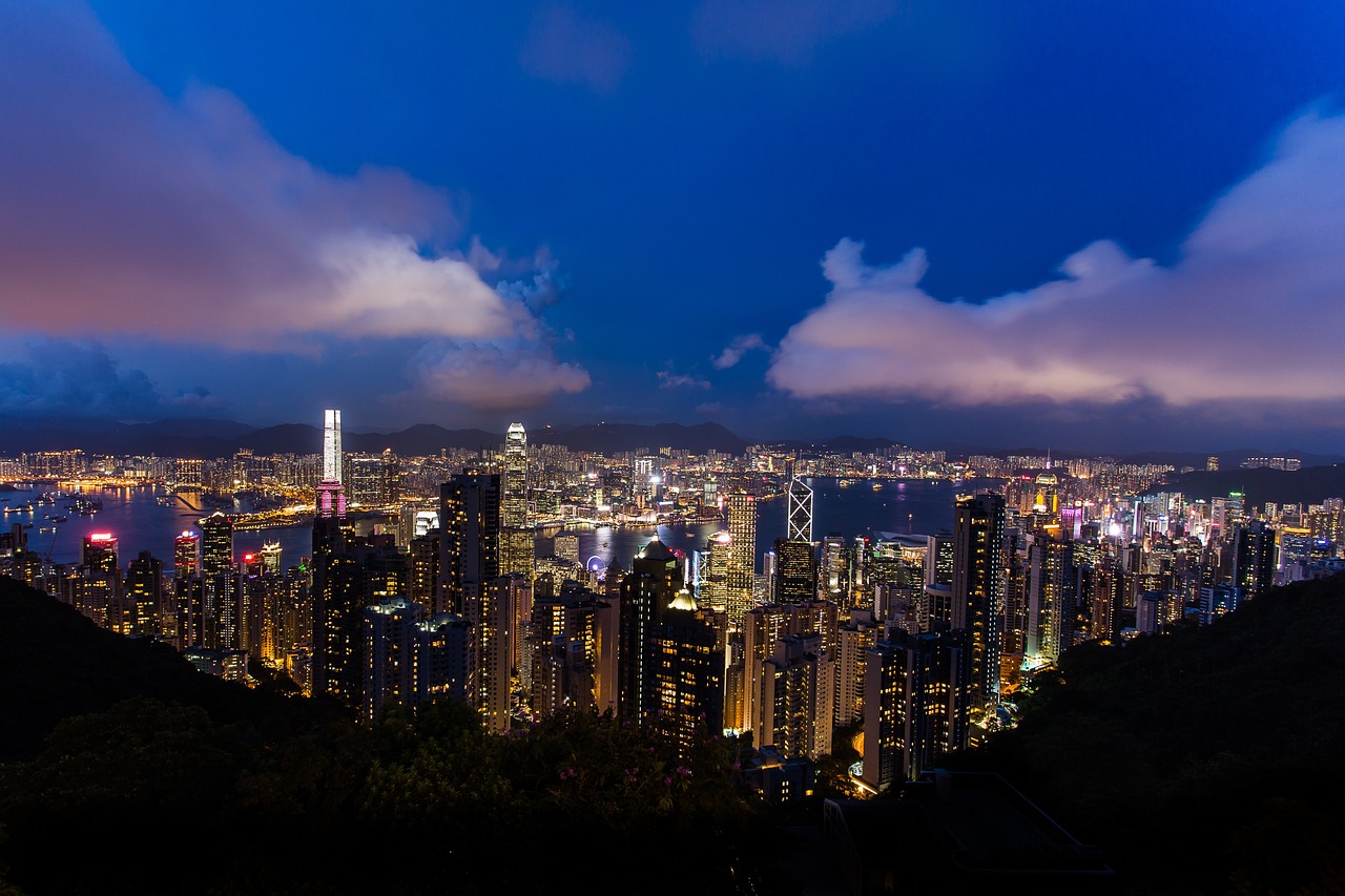 Image - hong kong cityscape china night