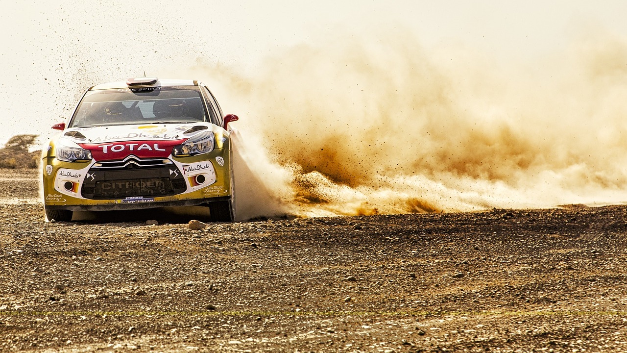 Image - race car race track dirt road car