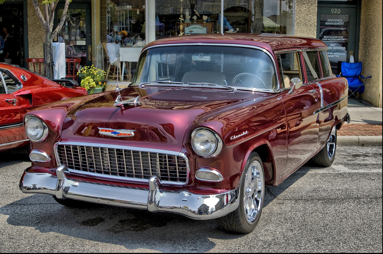 Image - car old red old cars vintage