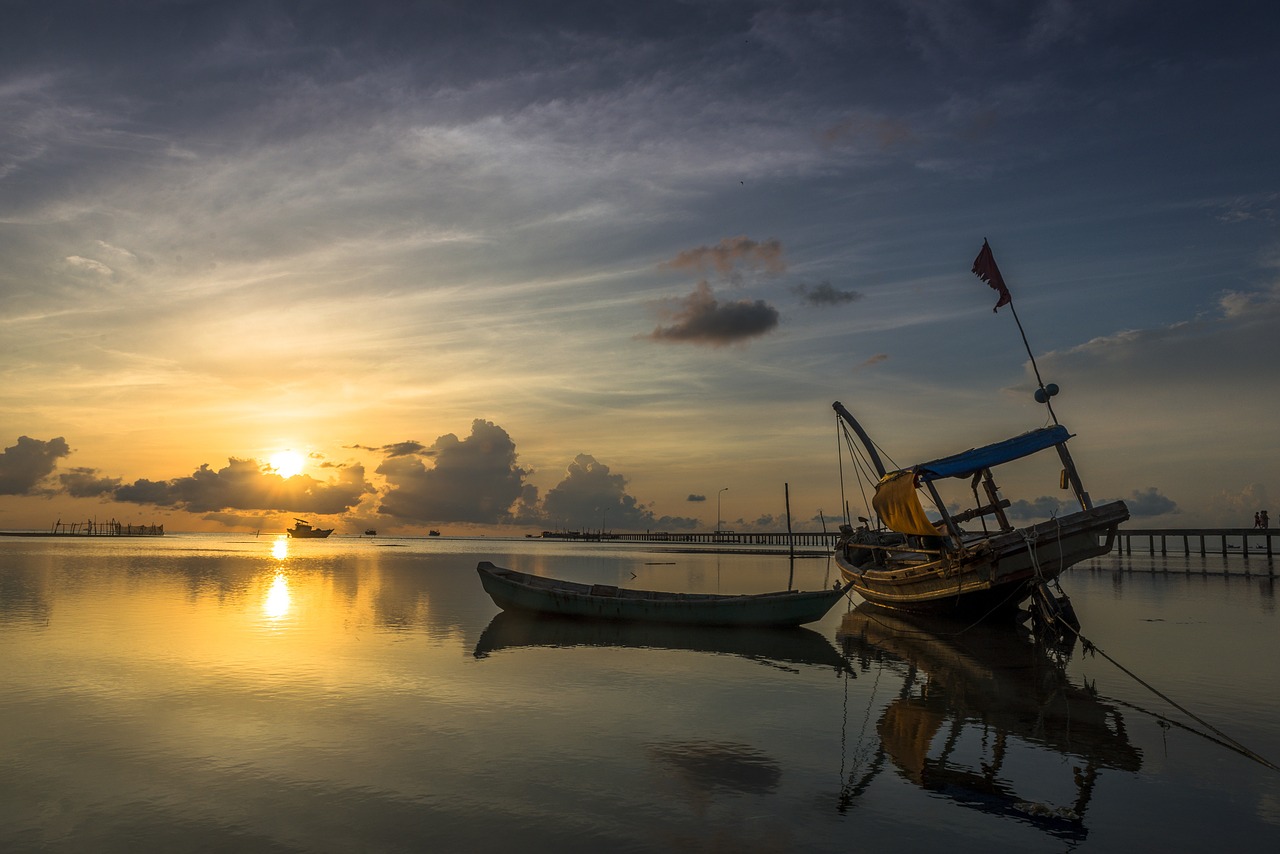 Image - sunrise ham ninh phu quoc island