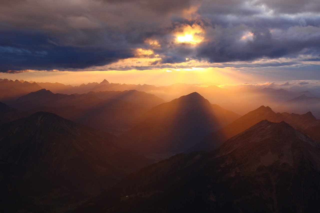 Image - zugspitze bavaria abendstimmung