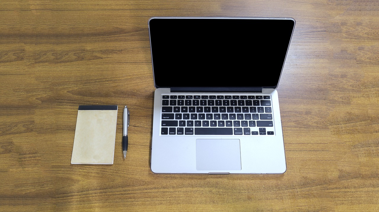 Image - macbook pro desk table business