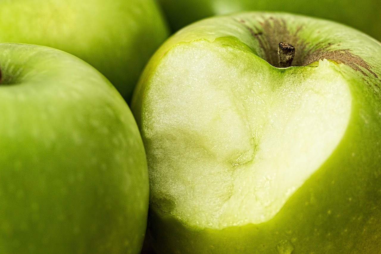 Image - apple green bite healthy