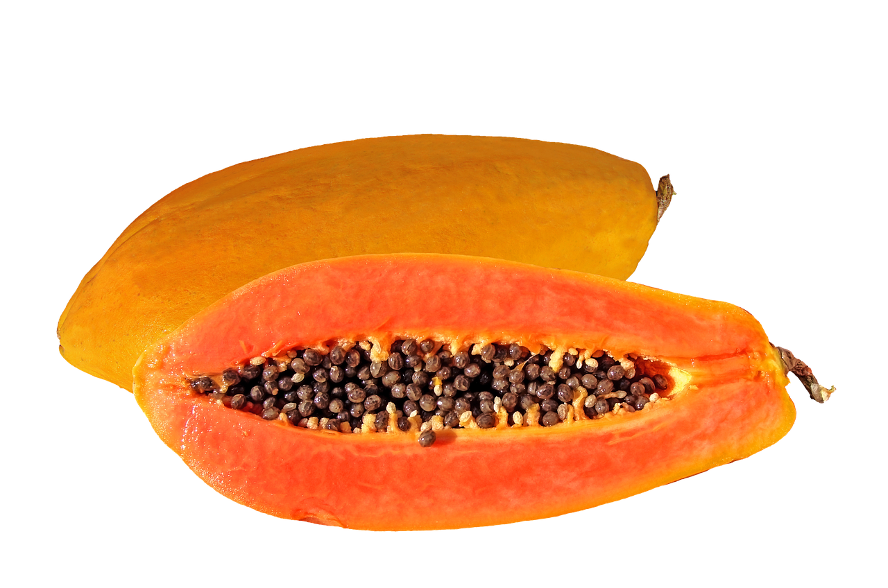 Image - papaya fruit tropical fruit food