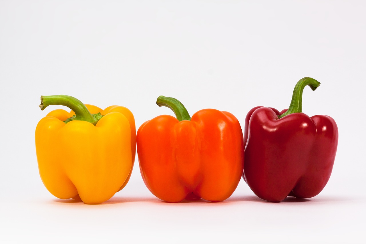 Image - paprika yellow orange red