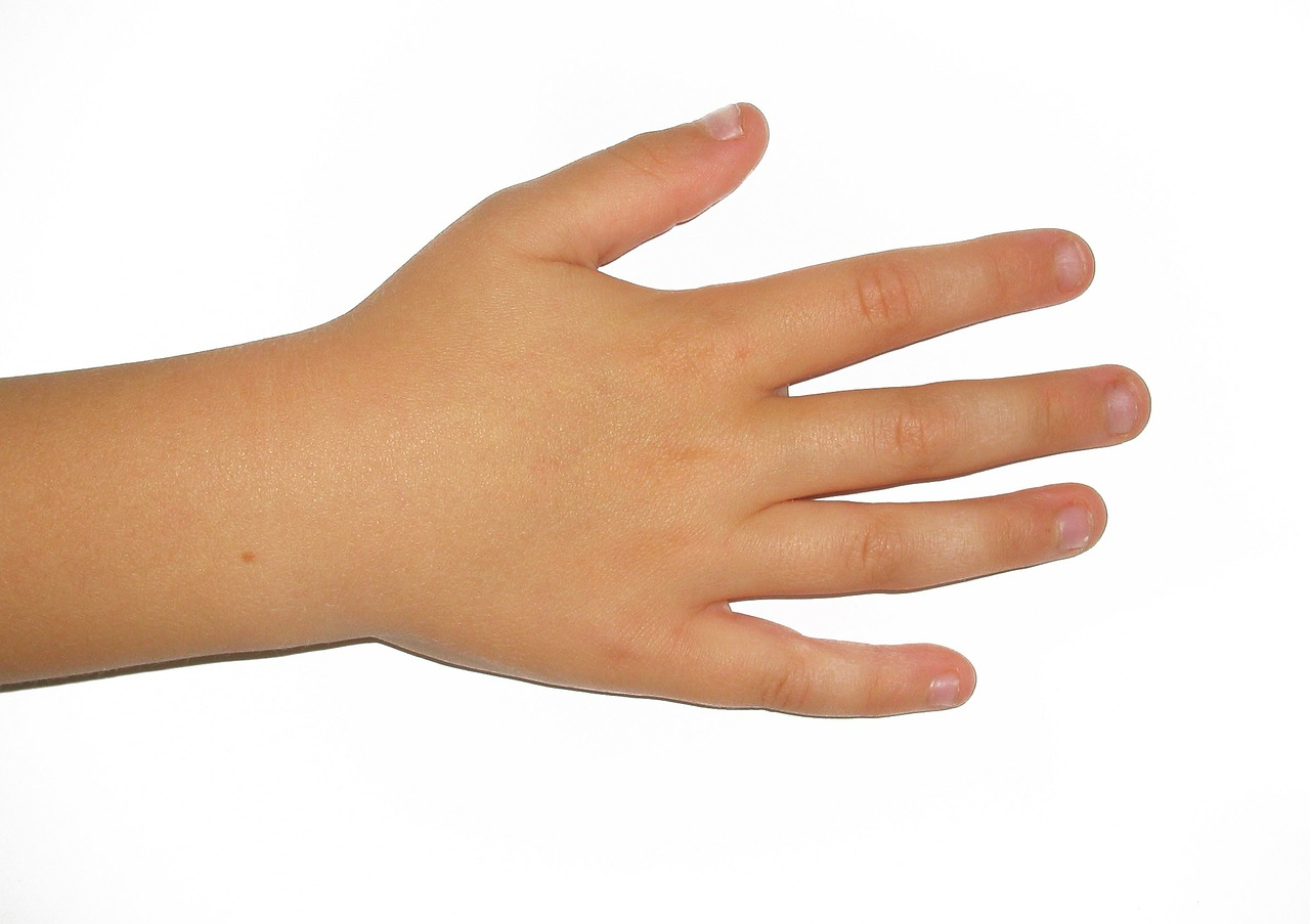 Image - hand right child fingers nails