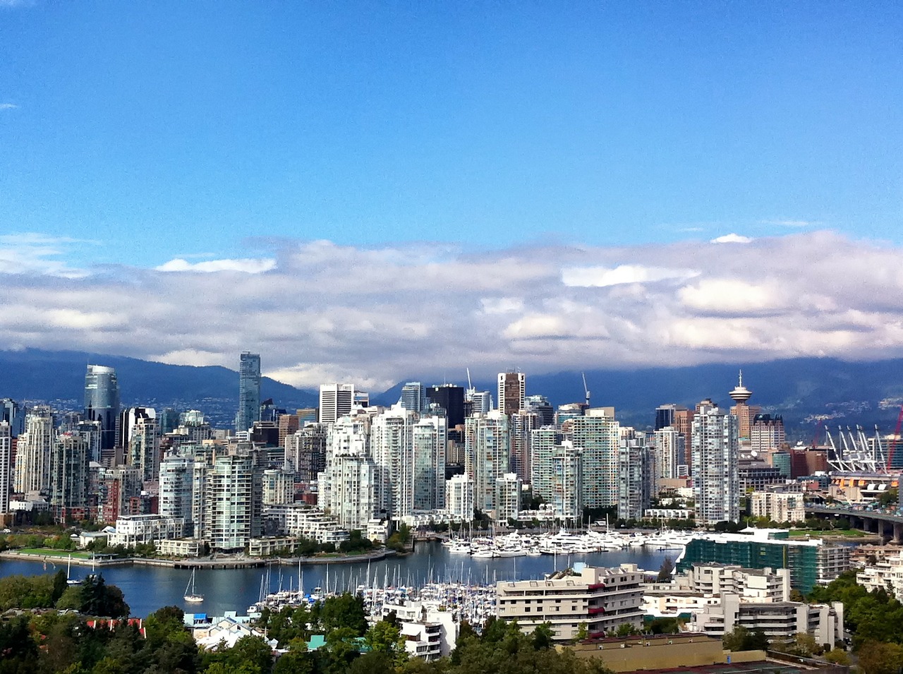 Image - vancouver canada skyline sky