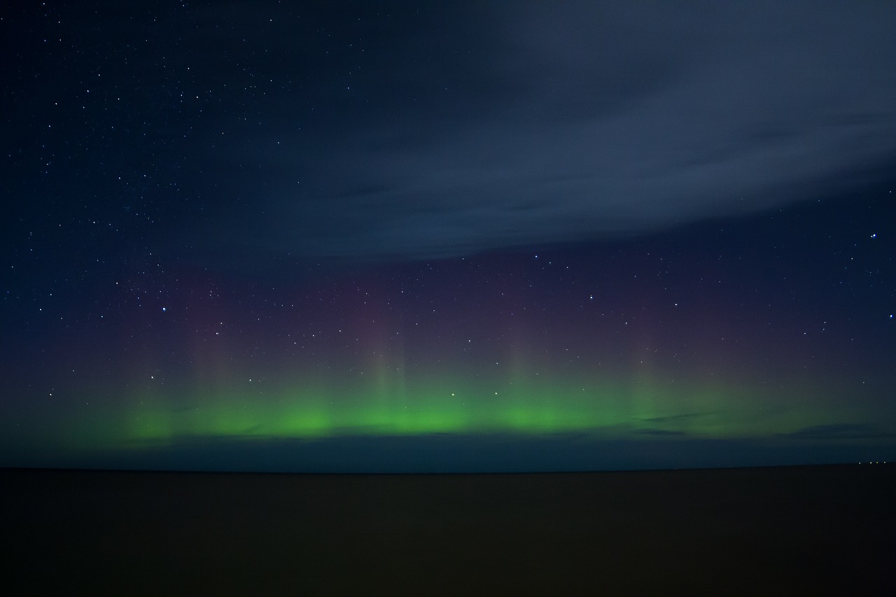 Image - northern lights sky night aurora