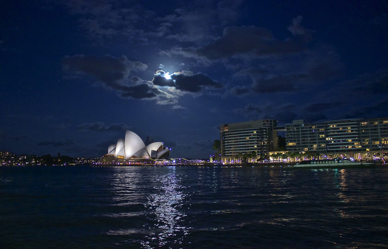 Image - sydney opera house night australia
