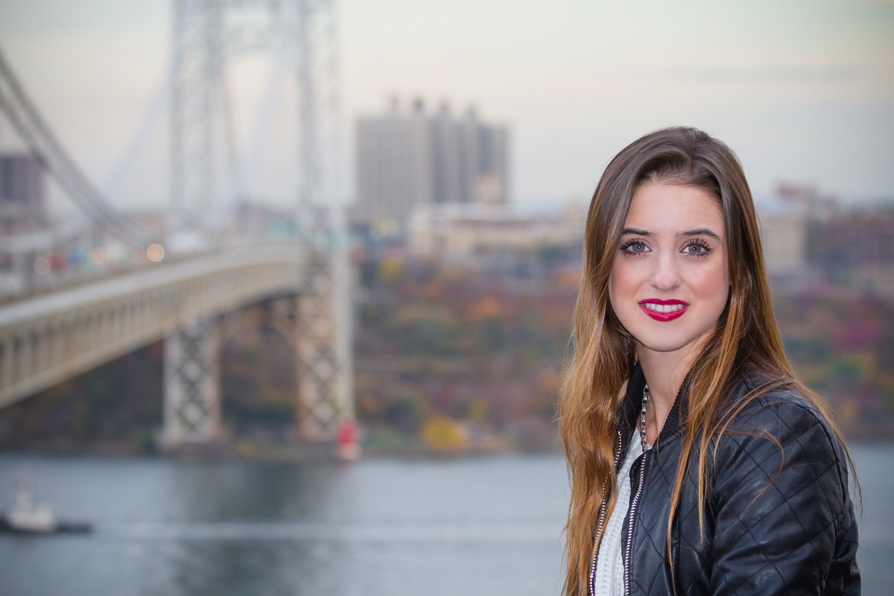 Image - tourism new york woman happy woman