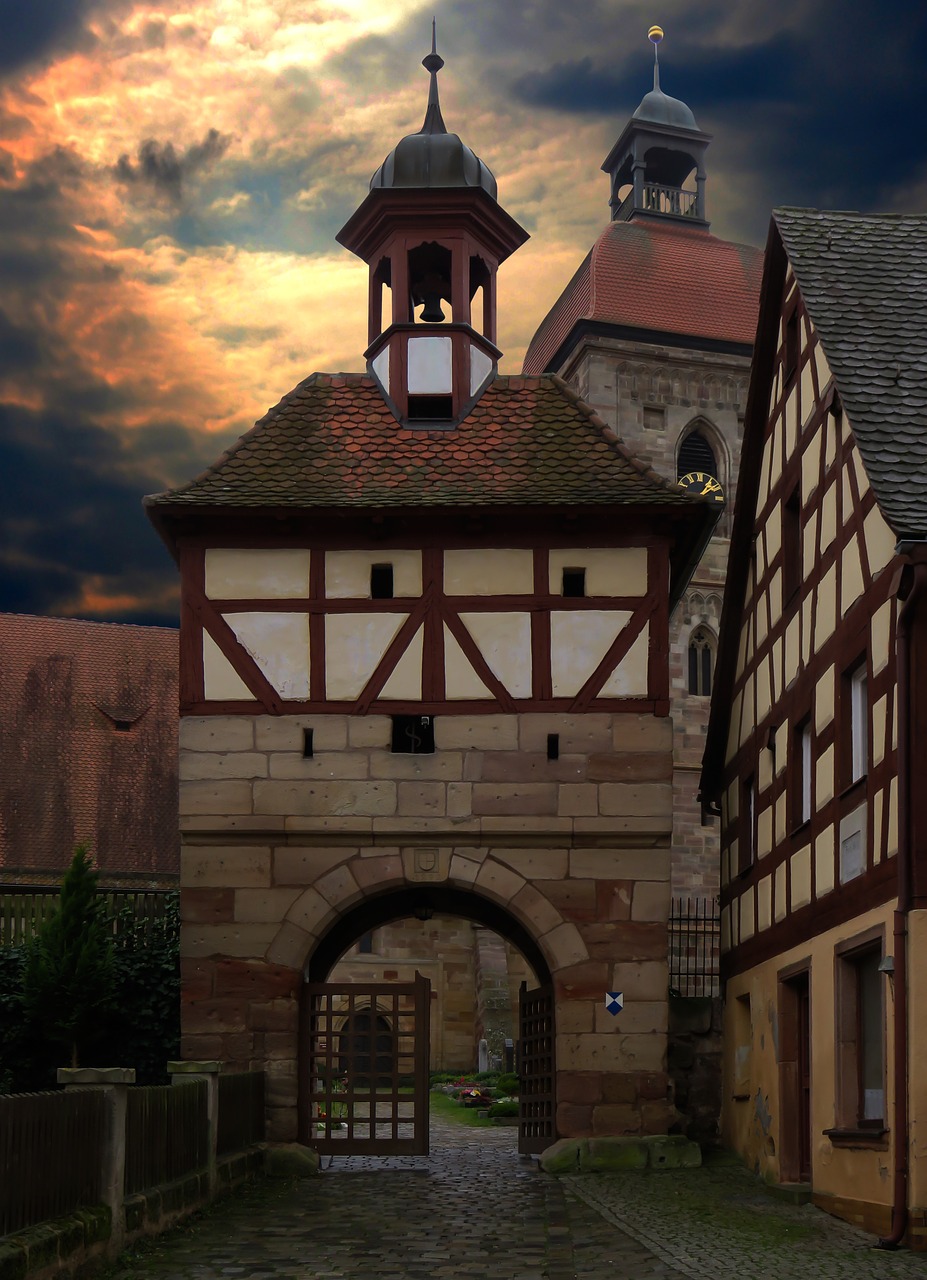 Image - middle ages historically old town