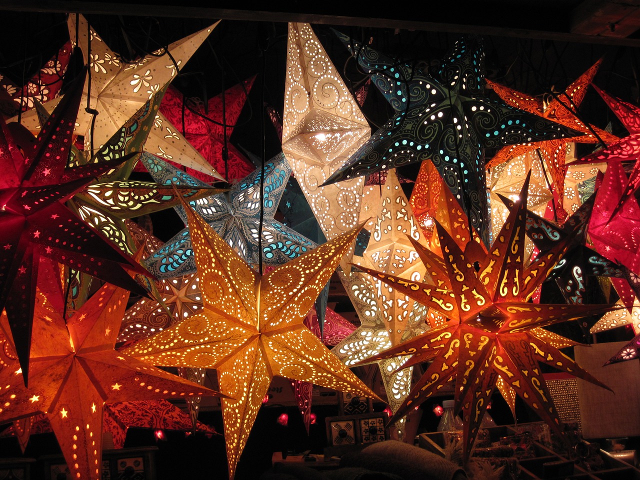 Image - star christmas light