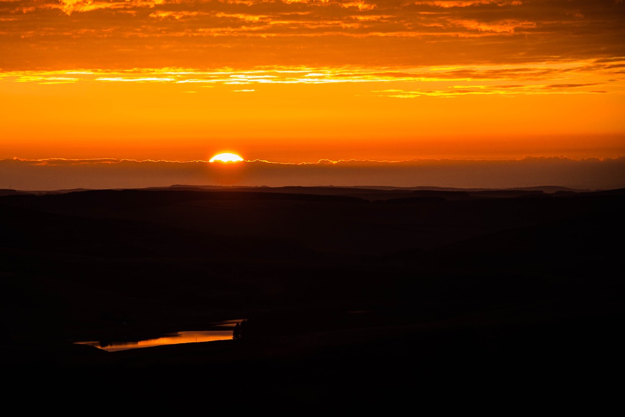 Image - sunrise early cloud morning