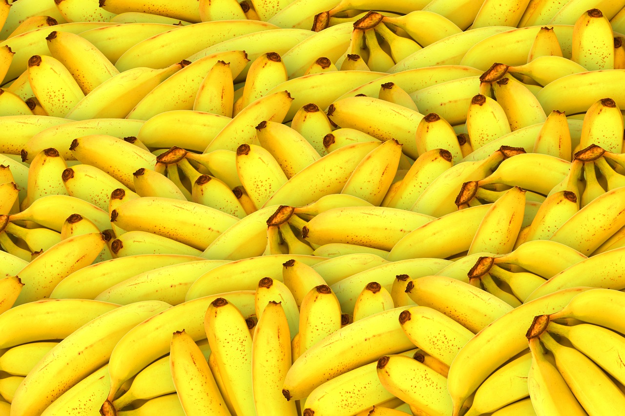 Image - bananas fruit yellow healthy