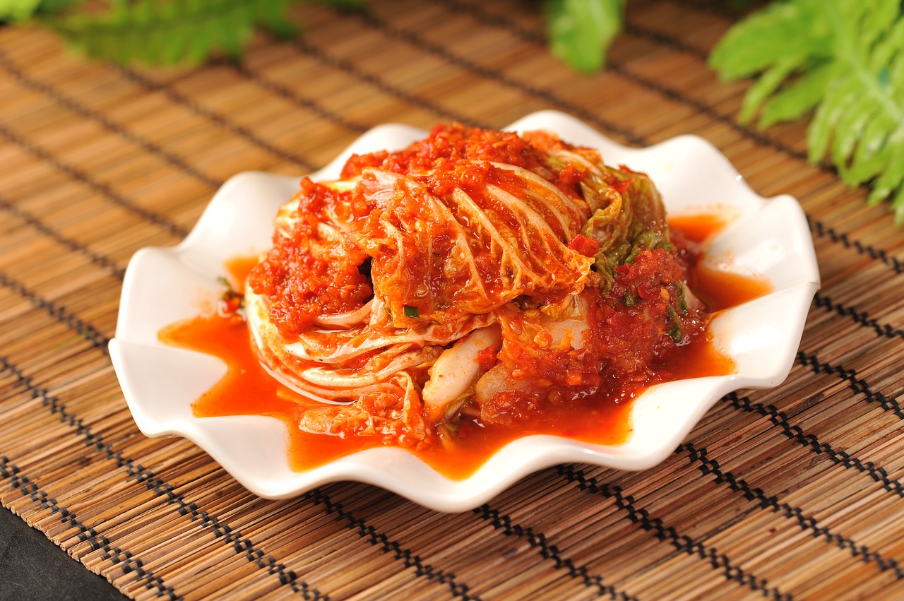 Image - korean cabbage in chili sauce