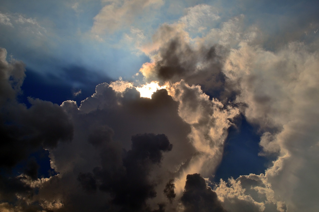 Image - sky light cloudy miracle dramatic