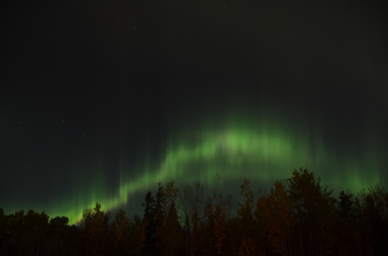 Image - northern lights aurora borealis sky