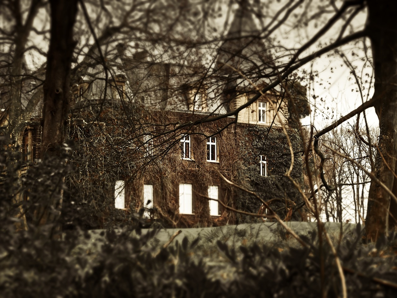 Image - haunted house weird creepy mystical