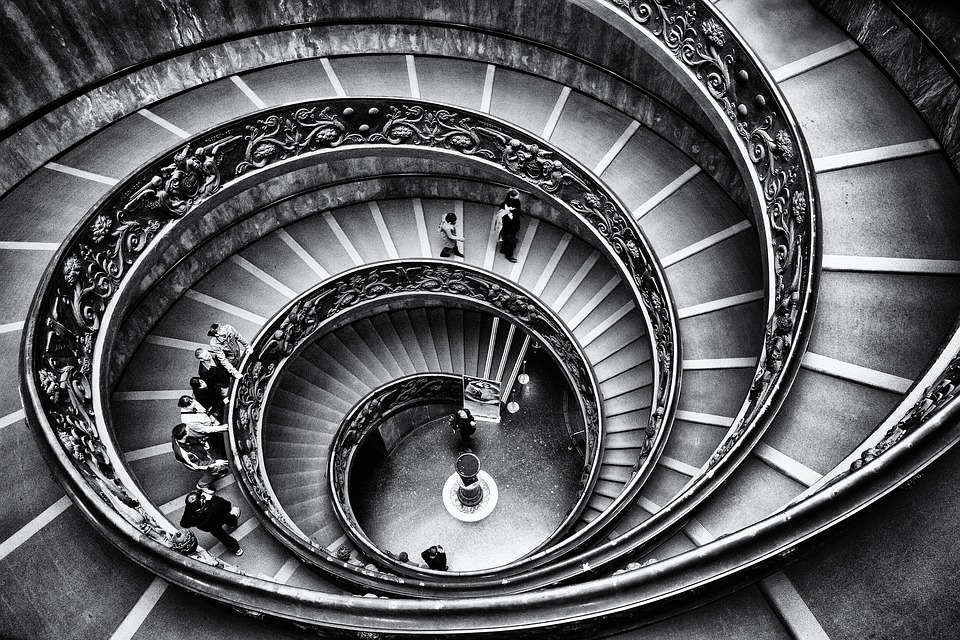 Image - vatican staircase graphics rome