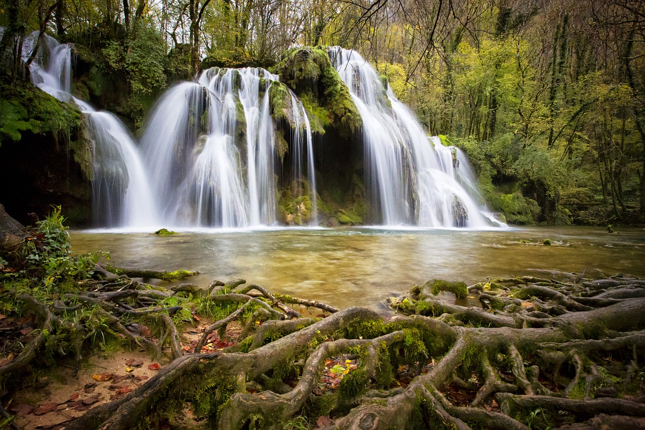 Image - cascade waterfall water nature