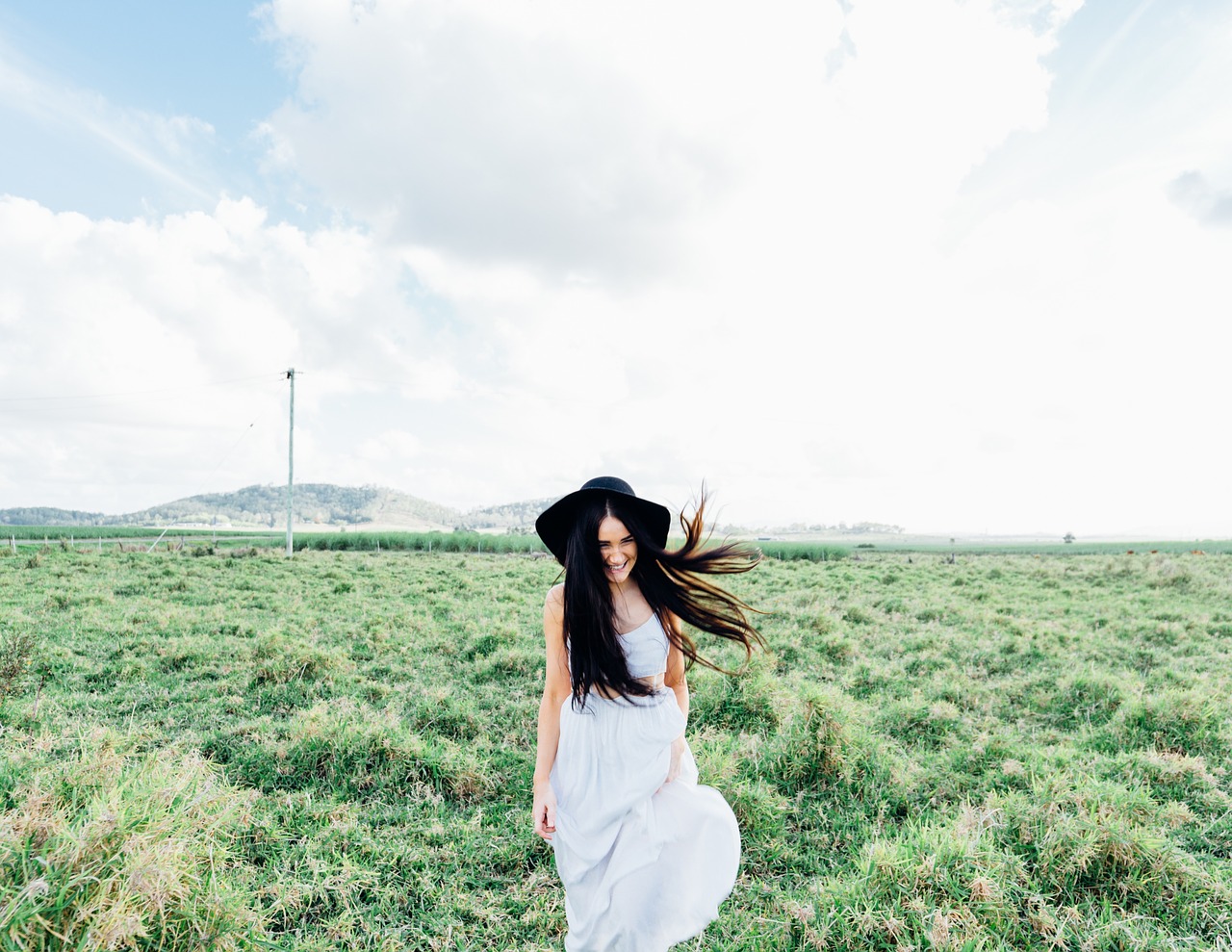 Image - young woman sundress young woman