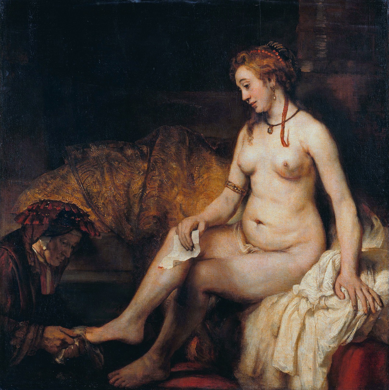Image - bathsheba bathing 1654 rembrandt