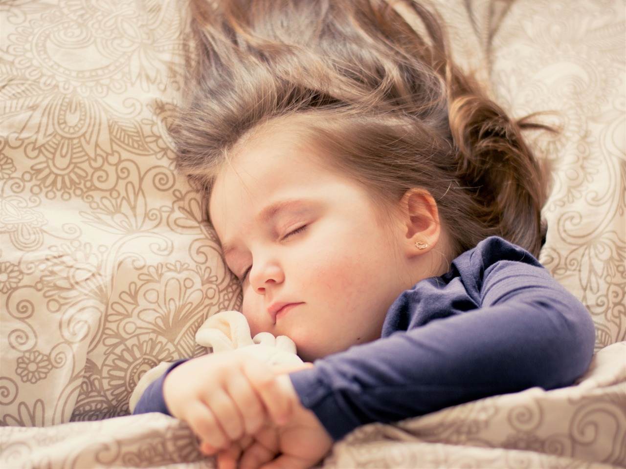 Image - baby girl sleep child toddler