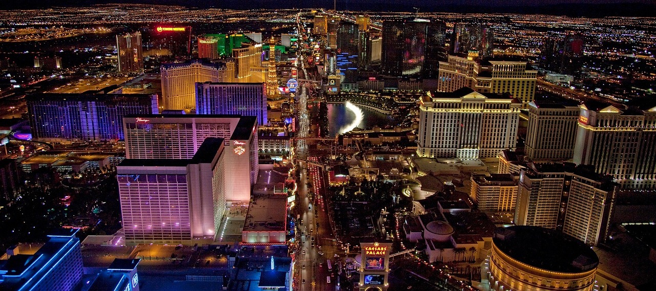 Image - las vegas aerial view night nevada