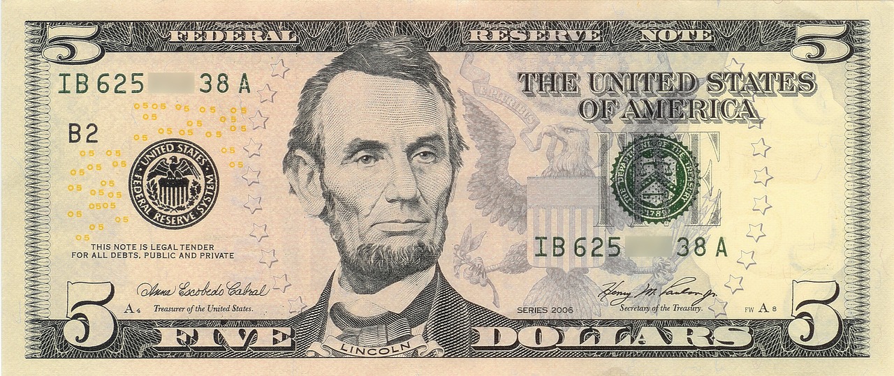 Image - dollar banknote abraham lincoln