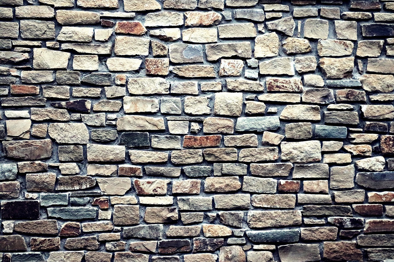 Image - wall stone background web masonry